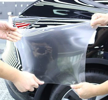 6,5mil TPU Nhựa nhiệt dẻo Polyurethanes Clear Vinyl Bọc Áo ngực ô tô trong suốt
