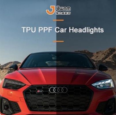 Keo dán có thể tháo rời Đèn pha ô tô Phim bảo vệ đèn pha PPF 0,3x15m