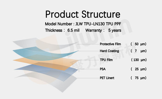 Polyurethane nhiệt dẻo 6,5mil TPU Bảo vệ phim rõ ràng cho ô tô