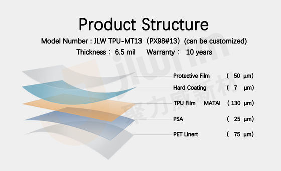 Cuộn phim TPU PPF trong suốt 6,5mil Áo ngực ô tô trong suốt OEM ODM