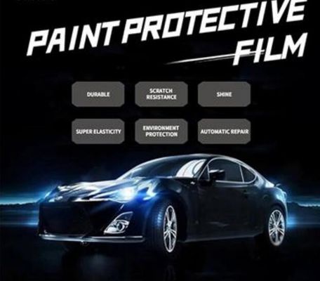 Cross Mesh Coating TPU 7.5mil Clear Protection Car Wrap Film For Cars